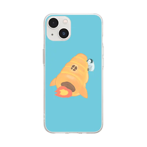 チョココロネロケット Soft Clear Smartphone Case