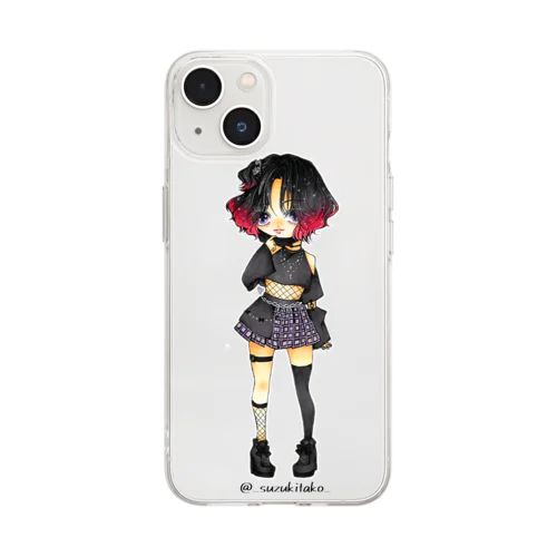 ピープちゃん Soft Clear Smartphone Case