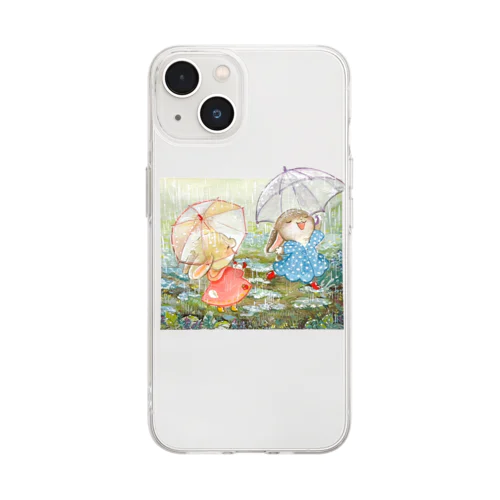 rainy Soft Clear Smartphone Case