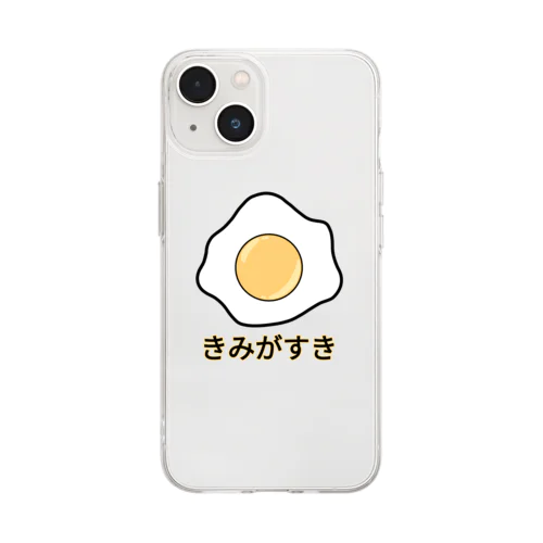 きみがすき Soft Clear Smartphone Case