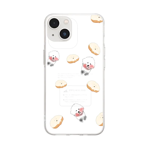 パン　x どろんこビーちゃん Soft Clear Smartphone Case