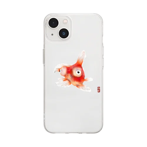 デメキン Soft Clear Smartphone Case