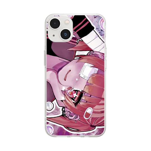 💗ひーちゃん💗 Soft Clear Smartphone Case