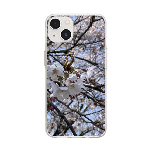 桜サクグッズ Soft Clear Smartphone Case