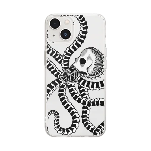 bones select Octopus Soft Clear Smartphone Case
