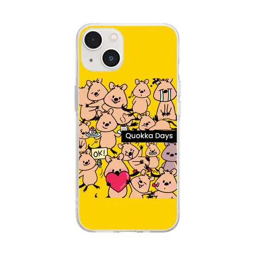 まいにちクオッカ　Quokka Days Soft Clear Smartphone Case