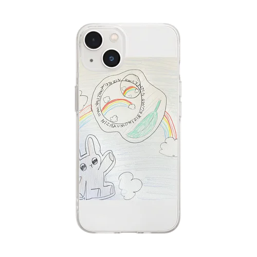 NIJIとKUMO（momokaシリーズ） Soft Clear Smartphone Case