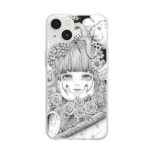女の子 Soft Clear Smartphone Case