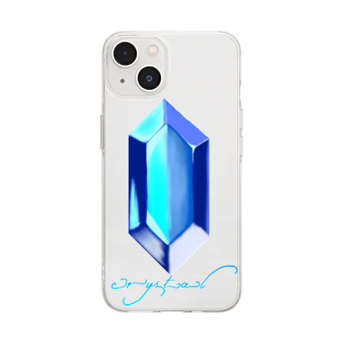 クリスタル Soft Clear Smartphone Case