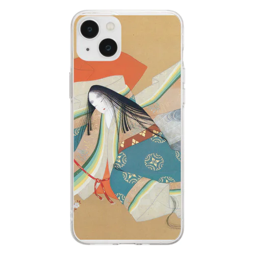 日本画：上村松園_伊勢大輔(1929) Soft Clear Smartphone Case