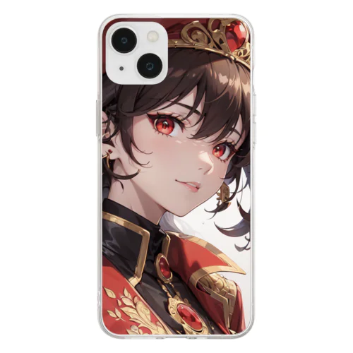 ルージュ・ヴェルメリオ【美しい微笑み】 Soft Clear Smartphone Case