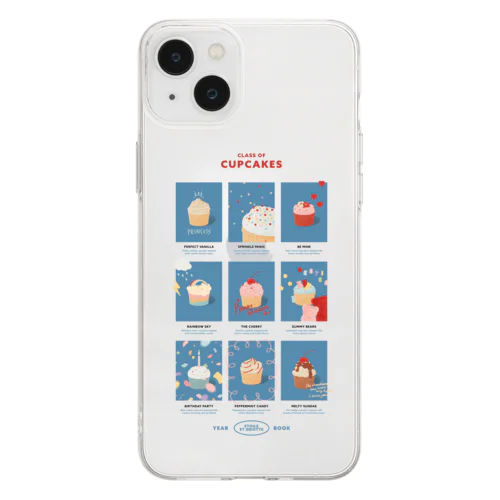 CUPCAKE YEAR BOOK Soft Clear Smartphone Case