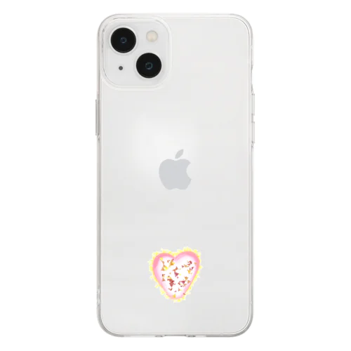 Mo-Mo-Heart（モーモーハート）★文字無し《ノーマル》 Soft Clear Smartphone Case