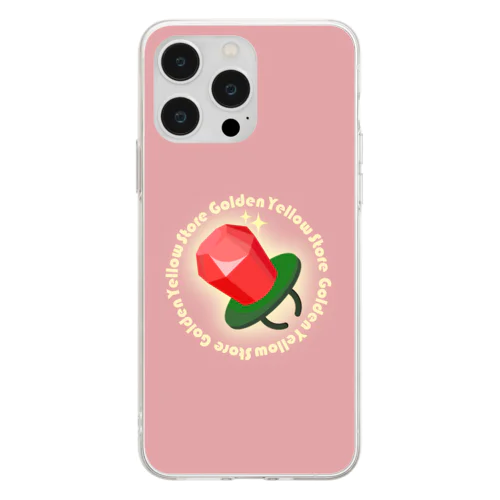 Is that ring delicious?_ strawberry Ver. Soft Clear Smartphone Case