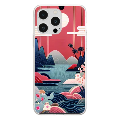  A Journey through Japanese Scenic Art Soft Clear Smartphone Case