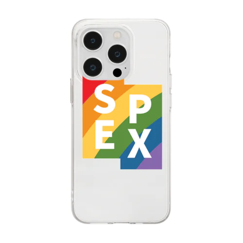 SPEX YEAR2022 SOFT RAINBOW Soft Clear Smartphone Case