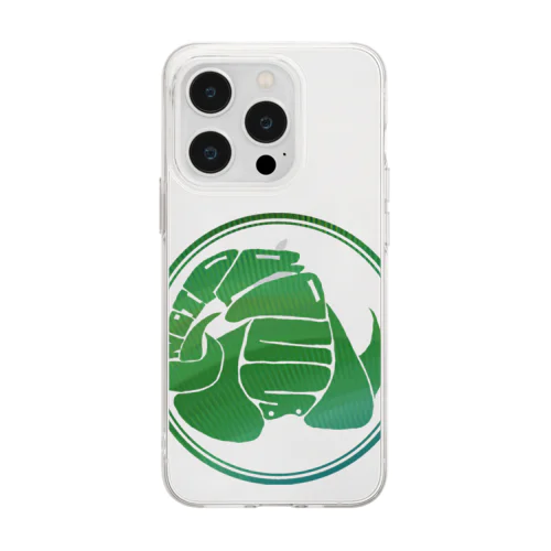 scorpion★グリーン2 Soft Clear Smartphone Case