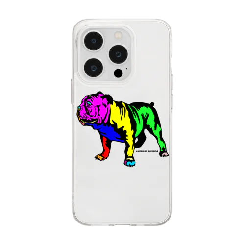 AMERICAN BULLDOG Soft Clear Smartphone Case