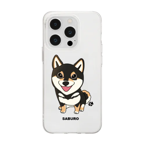 にっこりサブ Soft Clear Smartphone Case