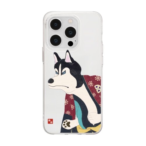 しゃらくあんはすきぃ (クリア) Soft Clear Smartphone Case