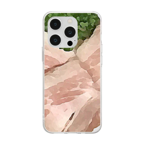 ローストポーク_230729 Soft Clear Smartphone Case