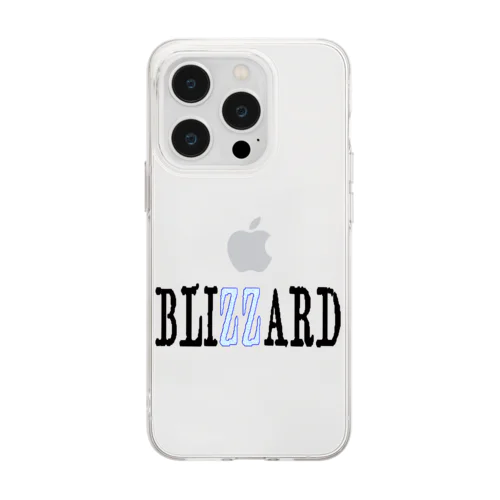 BLIZZARD(英字＋１シリーズ) Soft Clear Smartphone Case