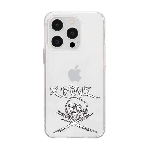 RAKUGAKIXBONE Soft Clear Smartphone Case