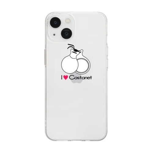 I Love Castanet Soft Clear Smartphone Case