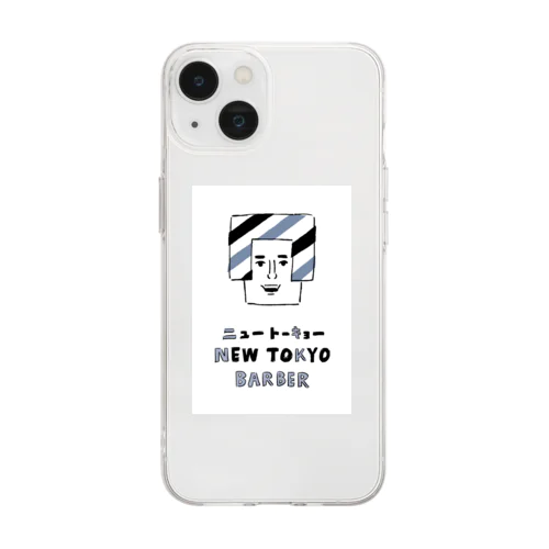 NEW TOKYO BARBER Soft Clear Smartphone Case