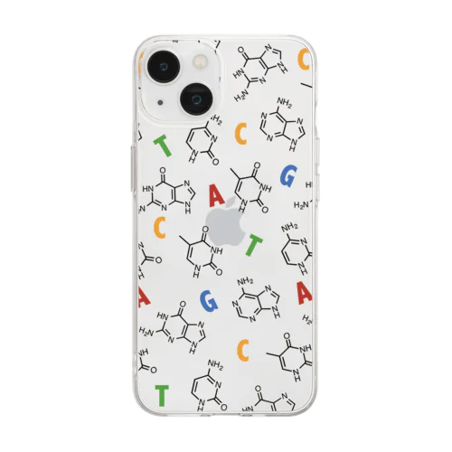 化学-DNA- Soft Clear Smartphone Case