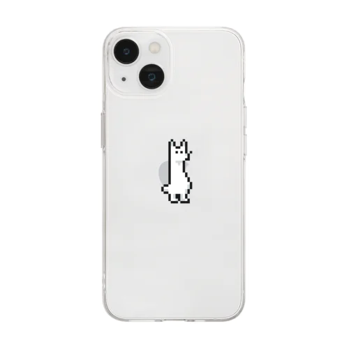 しろくまくん Soft Clear Smartphone Case