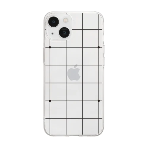 将棋盤デザイン♪ Soft Clear Smartphone Case