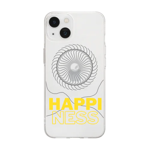 Happiness Soft Clear Smartphone Case