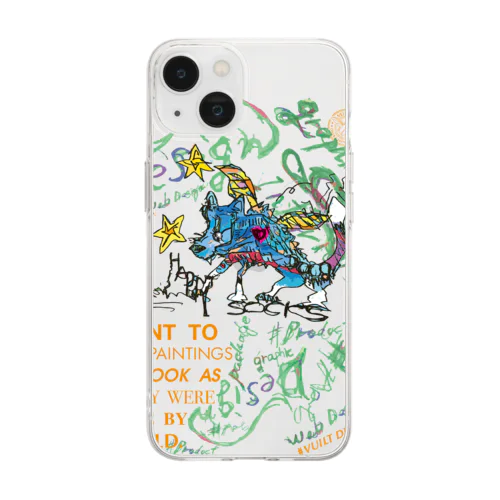 SOCKS DESIGN GOODS Soft Clear Smartphone Case
