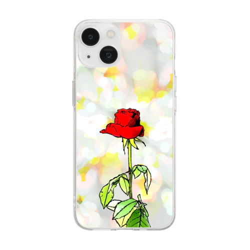 薔薇 Soft Clear Smartphone Case