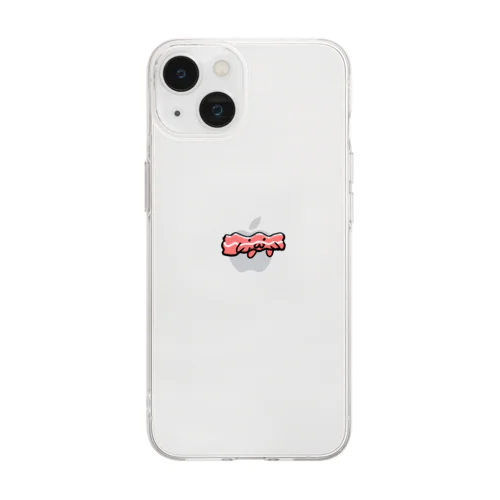 伝説のべーこん Soft Clear Smartphone Case