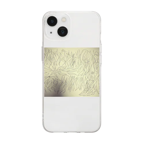 なぞのおんなたち Soft Clear Smartphone Case