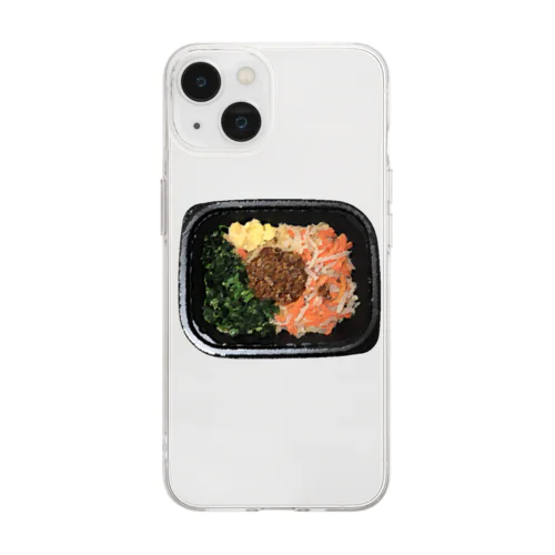 ビビンバ弁当_221113 Soft Clear Smartphone Case