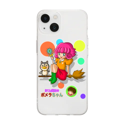 おてんば魔女のポメラちゃん Soft Clear Smartphone Case