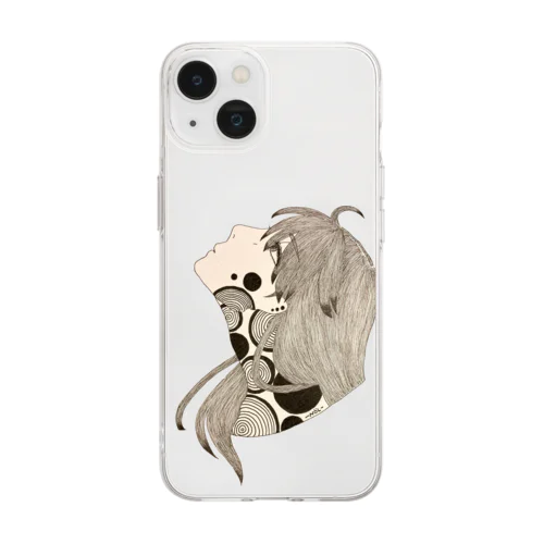 「視」 Soft Clear Smartphone Case