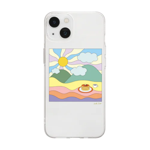 hot cake magic day Soft Clear Smartphone Case