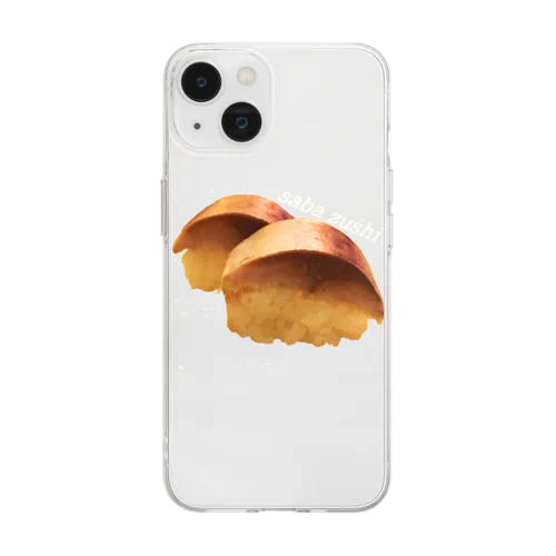 saba zushi Soft Clear Smartphone Case