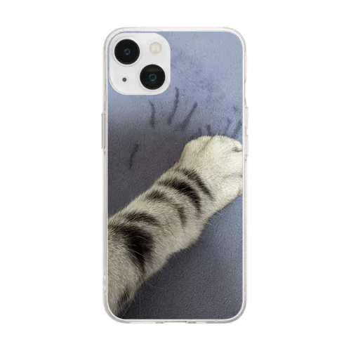 猫の手 Soft Clear Smartphone Case