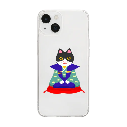 口上猫 Soft Clear Smartphone Case