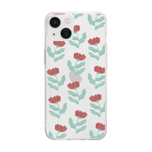 Carnation Soft Clear Smartphone Case