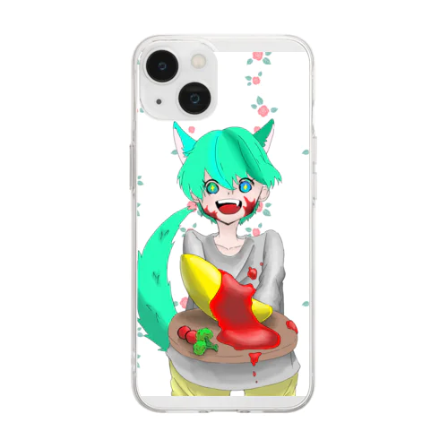 オリキャラ Soft Clear Smartphone Case