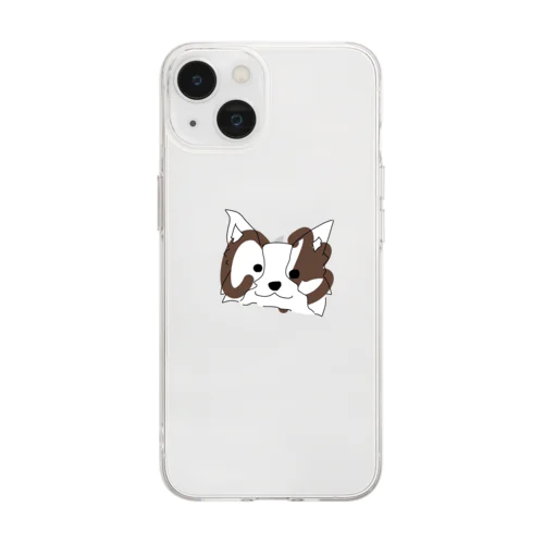 チョコボーダーのゆるゆるグッズ Soft Clear Smartphone Case