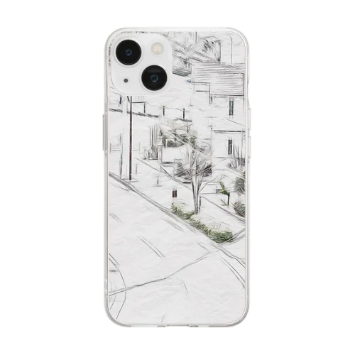 風景 Soft Clear Smartphone Case