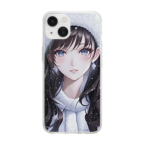 ai-Girl Soft Clear Smartphone Case