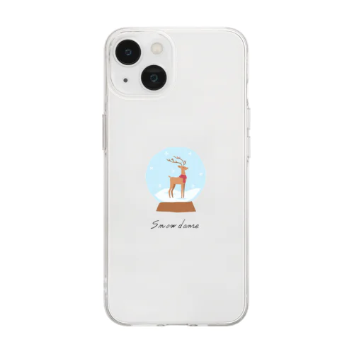 クリスマス36-3 Soft Clear Smartphone Case